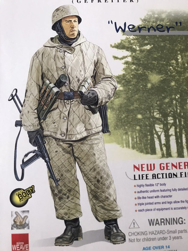 Muñeco Soldado Alemán Escala 1/6 Dragon Models Ucrania 1943