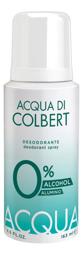 Desodorante En Aerosol Acqua Di Colbert 0% Alcohol X 163 Ml