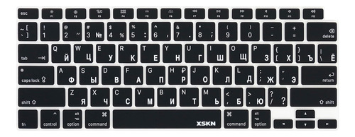 Xskn Idioma Negro Versión De Ee. Uu. Funda De Teclado De Sil