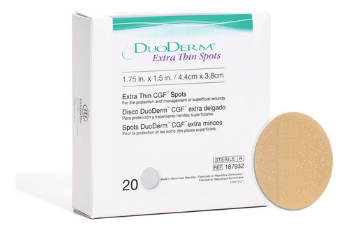 Duoderm Duoderm Cgf Apósito Extra Fino, 1.75 X 1.5 Pulgada.