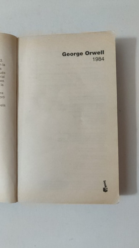 1984-george Orwell-editorial Booket-(69) (Usado)