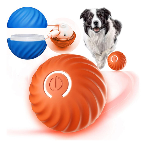 Pelota de juguete para mascotas Pet Gravity Gravity Rolling color naranja pequeño de 5cm de diámetro