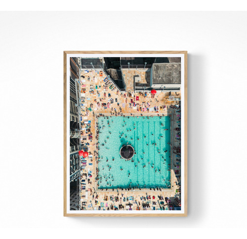 Impressão Em Fine Art Matte: Piscina Centro De São Paulo