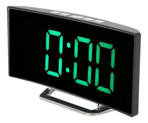 Reloj Despertador Espejo Digital Sensor De Luz Inteligente P
