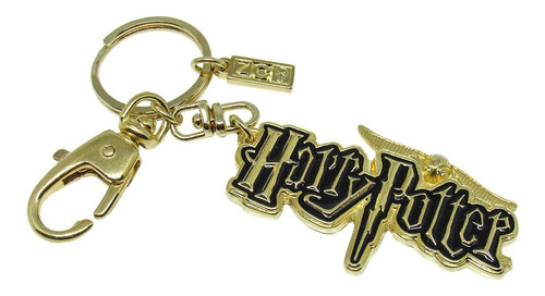 Chaveiro Logo E Pomo De Ouro - Harry Potter Original