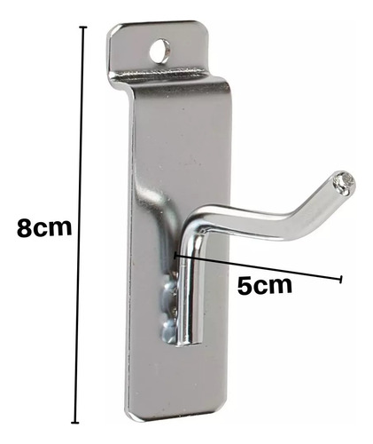 Pack 40 Ganchos Para Panel Ranurado De 5cm / Runn