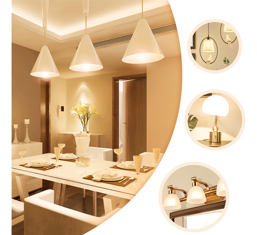Lampara Foco Led Ahorrador G45 E27 7w 10pcs Aigostar
