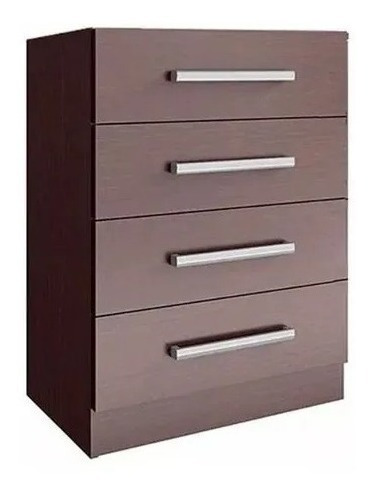 Cómoda Cajonera 4 Cajones Color Blanca - Muebles Web