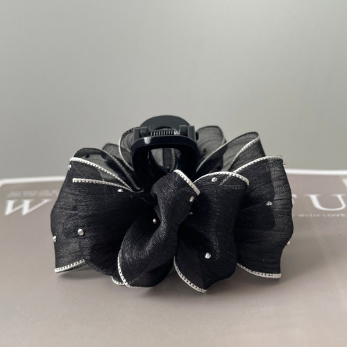 Elegante Pinza De Pelo Con Lazo Para Mujer, Accesorio Elegan