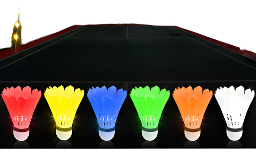 Ohuhu 4 Pcs Led Volantes Badminton Para Jugar En La Noche Os