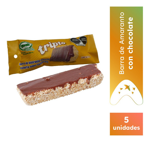 Quali Barra Amaranto Chocolate 18g - Pack X5