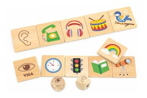Juego De Los Sentidos Puzzle De Madera Viga