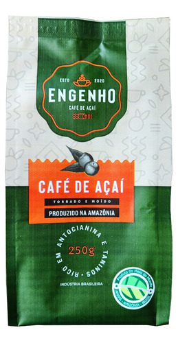 Café De Açaí 250g Engenho Do Açaí - Naturalmente Sem Cafeína