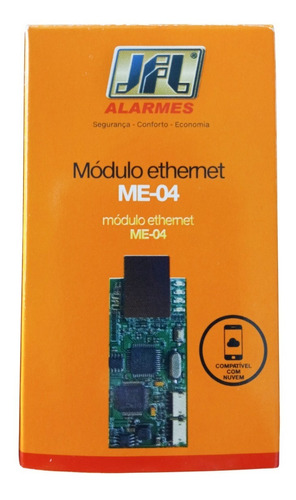Modulo Internet Ethernet Jfl Me04 App Alarma Cerco Eléctrico