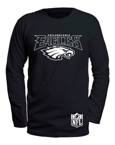 Playera Manga Larga Philadelphia Eagles Aguilas - Americano