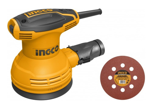 Lijadora Ingco Roto Orbital 320w Con 5 Lijas 125mm