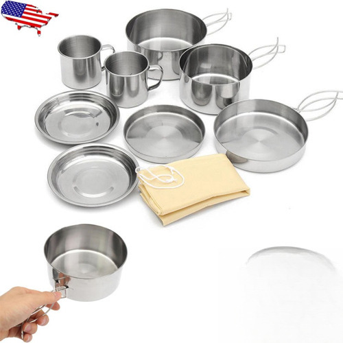 8pcs Utensilios De Cocina Antiadherente Set Ollas Sartenes C