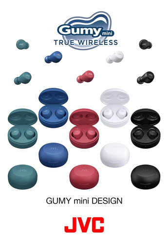 Auriculares Inalámbricos Jvc Gumy Mini True, Bluetooth...
