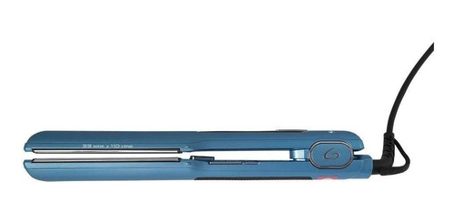 Imagen 2 de 3 de Plancha de cabello GA.MA Italy Starlight W&L Blue Titanio 3D azul y gris 110V/220V