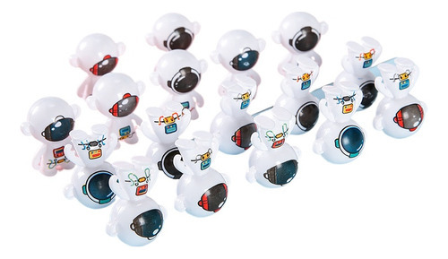 12pcs Mini Vaso Astronauta Espacial Juguetes Para Niños K1