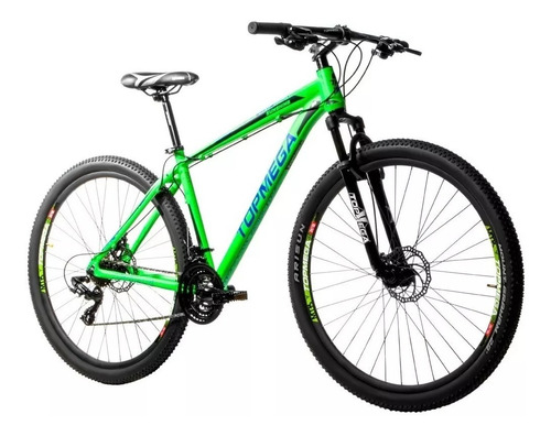 Bicicleta Top Mega Aluminio Sunshine R29 + Linga+casco+infl