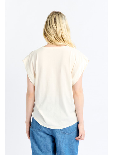 Remera Mujer Manga Corta Estampada Algodon Canchera Comoda