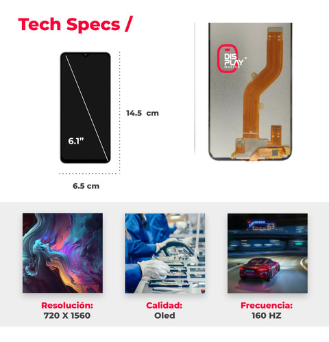 Pantalla Lcd Display Para Para Zte A33s / L220 Calidad Oem