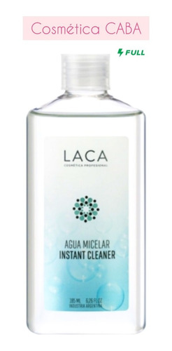 Agua Micelar Instant Cleaner Todo Tipo De Piel Laca Full