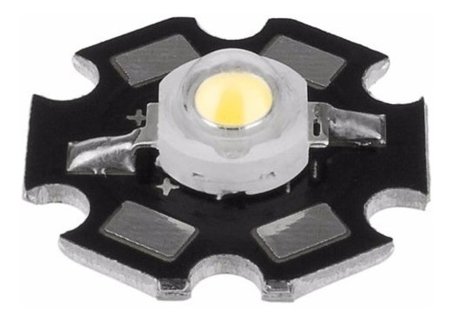 Led Smd 3w 20000k Blanco Frío Con Disipador Acuario Pecera