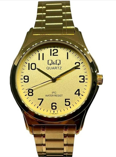 Reloj Q&q Hombre C196j801y Pulsera Dorado