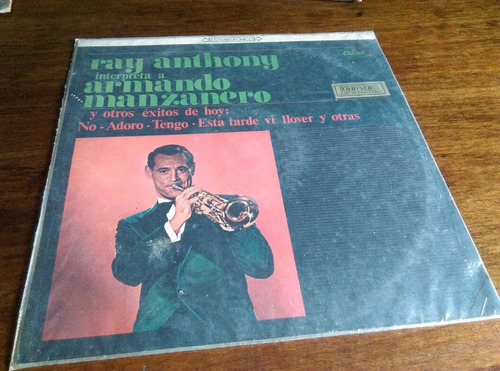 Vinilo Ray Anthony Interpreta A Armando Manzanero. Ljp