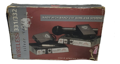 Microfone Sem Fio Nady 331 Punho Mostruário