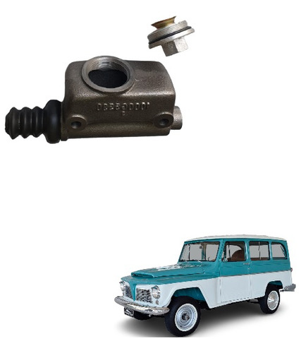 Kit Cilindro Mestre Completo Jeep Rural F75 Ford Willys