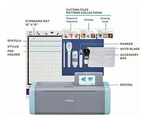 Brother Scanncut Sdx125e Máquina De Corte Electrónica Diy
