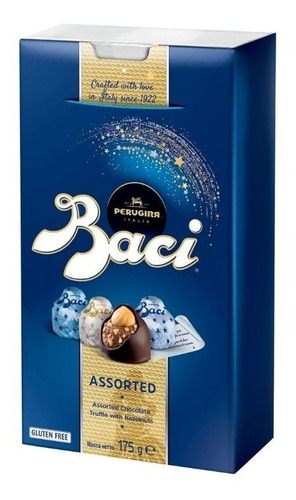 Bombom Sortido Baci Perugina  sem glúten caixa 175 g