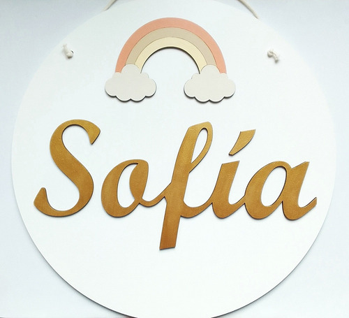 Imagen 8 de 10 de Carteles Con Nombre Xl Niñas - Decoración Infantil
