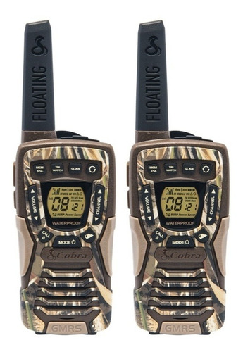 Cobra Electronics Pack C/2 Walkie Talkies Uhf Camo 37 Millas