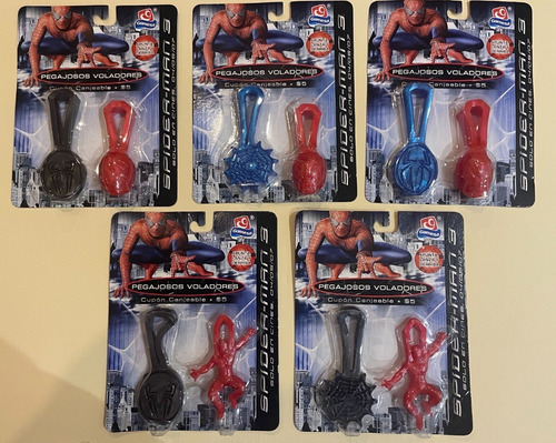 Colección Pegajosos Voladores Spiderman Gamesa 2007