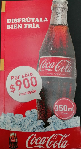 Cocacola, Afiche Disfrutala Bien Fria Por $900 Pesos