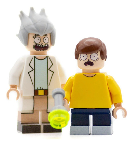 Mini Figuras Lego Rick E Morty - Bonecos Presente Geek Nerd 1 Morty