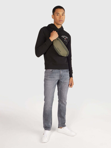 Riñonera Color Block Con Monotipo Tommy Hilfiger Hombre