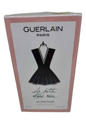 Petite robe noire plissée guerlain new arrivals