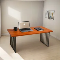 Comprar Hierros Mp.  Escritorio En Hierro Y Madera Finger.  120x61 . Roble