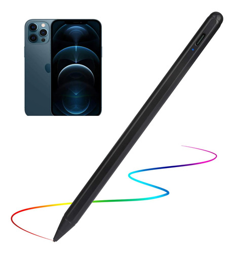 Pen Stylus Active Evach P/iPhone 12 Pro Max/recargable/negro