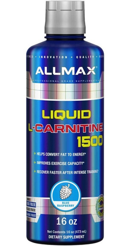 Allmax Carnitina 1500 Mg 30 Serv 16 Oz