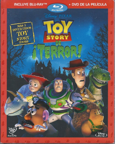  Toy Story De Terror Bluray + Dvd +slipcover+regalo Nacional