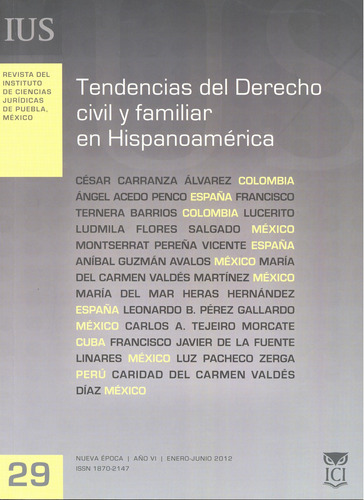 Tendencias Del Derecho Civil Y Familiar En Hispanoamérica