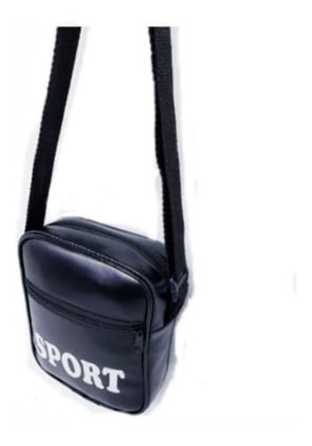 Shoulder Bag Mini Bolsa Pochete Transversal Preta Sport