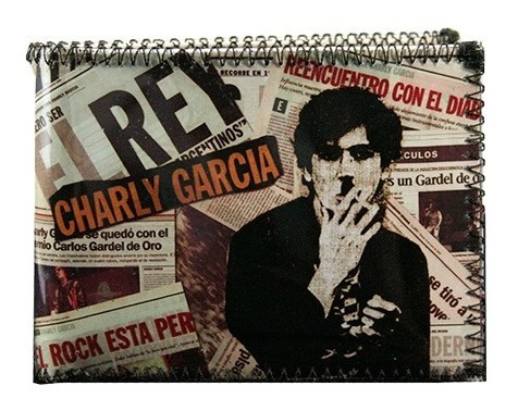 Billetera Charly Garcia Rock Argentino Con Tarjetero