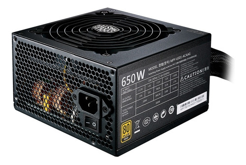Fuente de alimentación para PC Cooler Master Technology MWE Gold Series MPY-6501-ACAAG 650W black